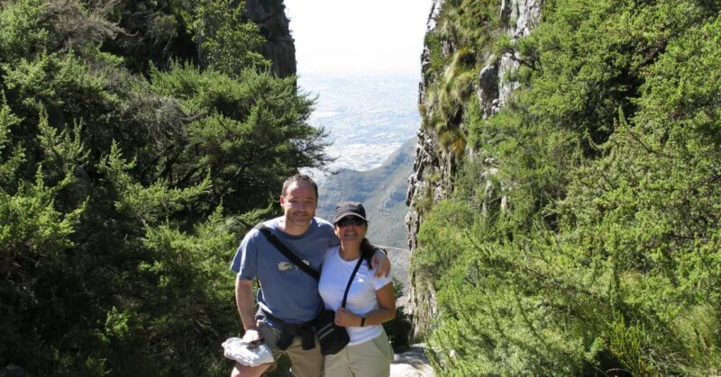Summit Hike Up Table Mountain
